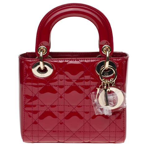 mini lady dior patent|mini lady dior handbags.